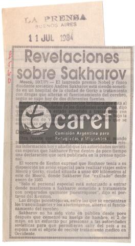 Revelaciones sobre Sakharov