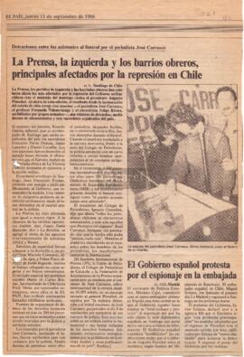 La Prensa, la izquierda y los barrios obreros, principales afectados por la represión en Chile