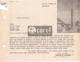 Carta de Alberto P. Ferrari a Carlos Boggio