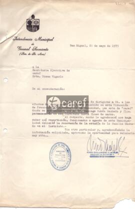 Carta de María Guillermina A. de Klix a Diana R. Vignolo
