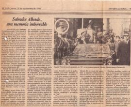 Salvador Allende, una memoria imborrable