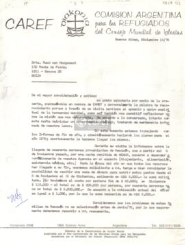 Carta de Norberto Daniel Ianni a Ruud van Hoogevest