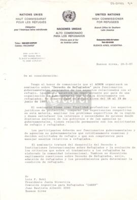 Carta de Roberto Quintero Mariño a Luis Fernando Bohl
