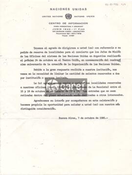 Comunicado del Comité de Información para Argentina y Uruguay del Alto Comisionado de las Nacione...