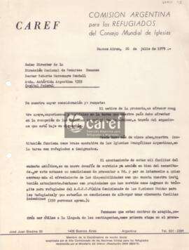 Carta de María Amelia Silva de Sosa y Norberto D. Ianni a Roberto Marcenaro Boutell