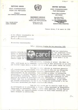 Carta de Elías Selemín a los responsables de las agencias voluntarias