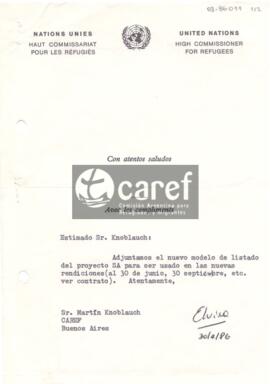 Carta de Elvira a Martín Knoblauch
